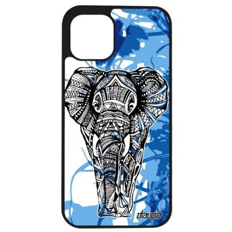 Противоударный чехол на смартфон // Apple iPhone 12 Pro Max // "Слон" Elephant Стиль, Utaupia, розовый