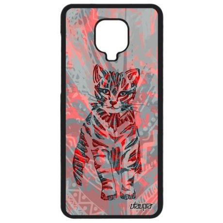 Защитный чехол на телефон // Xiaomi Redmi Note 9 Pro // "Кот" Тигристый Cat, Utaupia, цветной