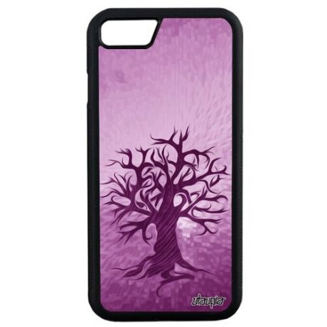 Новый чехол на мобильный // Apple iPhone SE 2020 // "Дерево жизни" Природа Флора, Utaupia, светло-зеленый