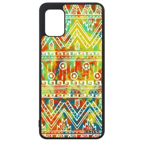 Защитный чехол на телефон // Samsung Galaxy A31 // "Ацтекские мотивы" Орнамент Стиль, Utaupia, оранжевый