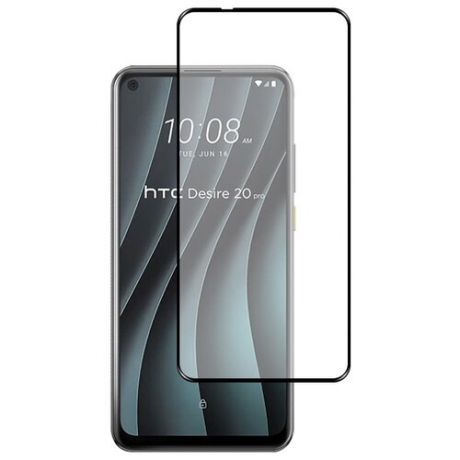 3d полноэкранное защитное стекло для HTC Desire 20 Pro черный