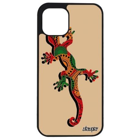 Защитный чехол на смартфон // iPhone 12 Mini // "Саламандра" Огненная Дизайн, Utaupia, цветной