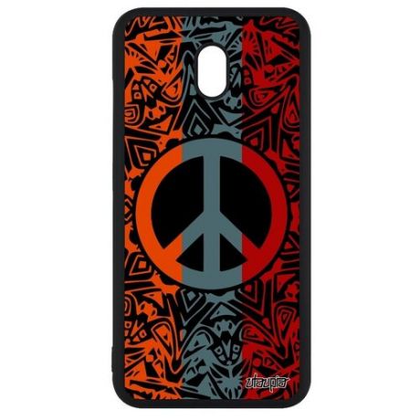 Защитный чехол на телефон // Xiaomi Redmi 8A // "Peace and Love" Мир и Любовь Символ, Utaupia, цветной
