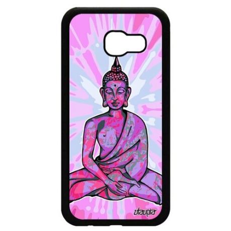 Защитный чехол на смартфон // Galaxy A5 2017 // "Будда" Buddha Тибет, Utaupia, оранжевый