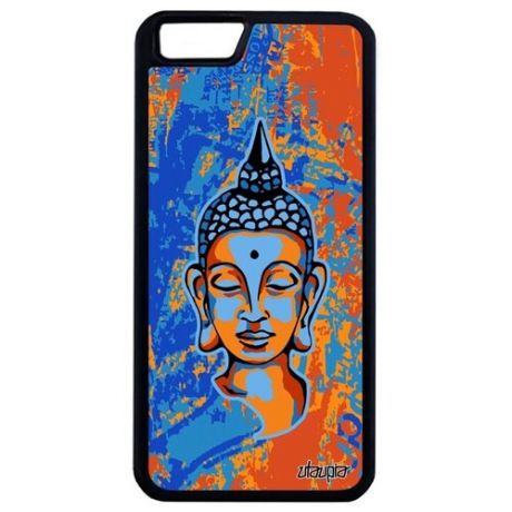 Противоударный чехол на мобильный // iPhone 6 Plus // "Будда" Тибет Buddha, Utaupia, голубой