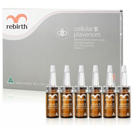 Rebirth Cellular B Plavenom Placenta and Bee Venom Serum Сыворотка от морщин на лице с экстрактом плаценты и пчелиным ядом, 10 мл