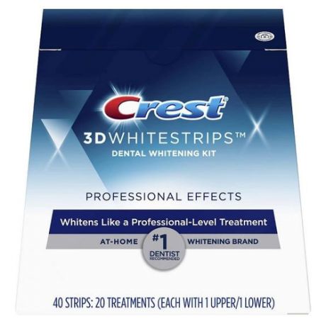 Crest отбеливающие полоски 3D Whitestrips Professional White, 40 шт.