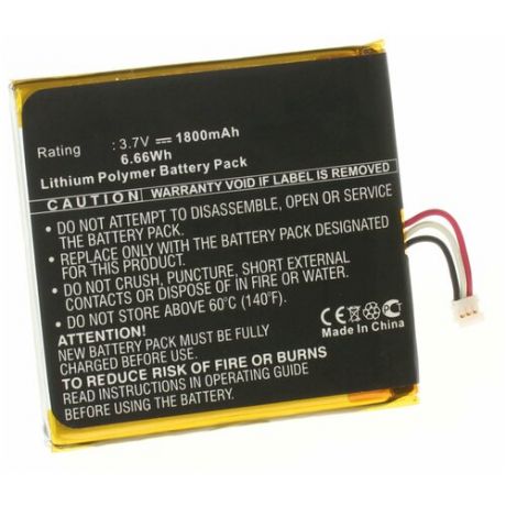 Аккумулятор iBatt iB-U1-M488 1800mAh для Sony Xperia acro S (LT26w), для Sony Ericsson LT26w, Xperia Acro S,
