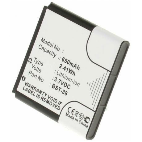 Аккумулятор iBatt iB-U3-M320 650mAh для Sony Ericsson Xperia X10i mini, W760C, Z780i, C902C, F100, K858, K858c, K858I, Mango, R306,