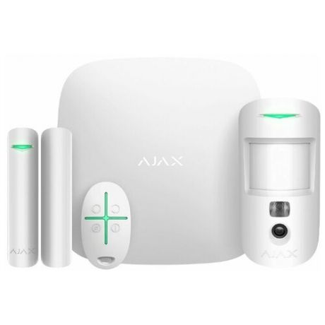 Комплект умного дома Ajax StarterKit Cam Plus White