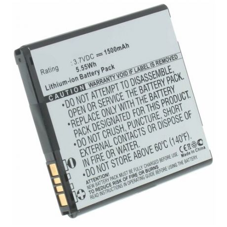 Аккумулятор iBatt iB-B1-M1117 1500mAh для телефонов HTC BM65100,