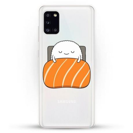 Силиконовый чехол Суши засыпает на Samsung Galaxy A31