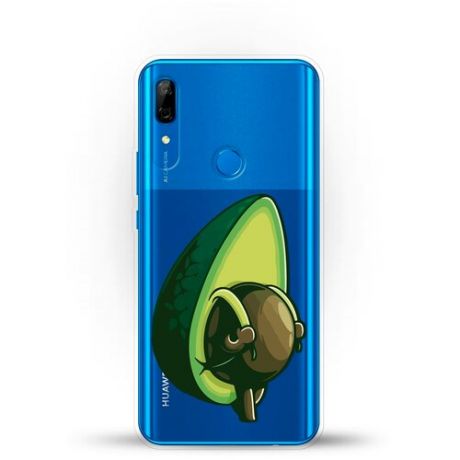 Силиконовый чехол Рюкзак-авокадо на Huawei P smart Z