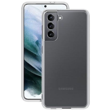 Чехол накладка для Samsung Galaxy S21, прозрачный, толщина 1,5 мм, Deppa