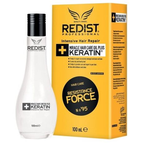 REDIST Professional Восстанавливающее масло для волос с кератиновым комплексом Miracle Hair Care Oil Plus, 100 мл