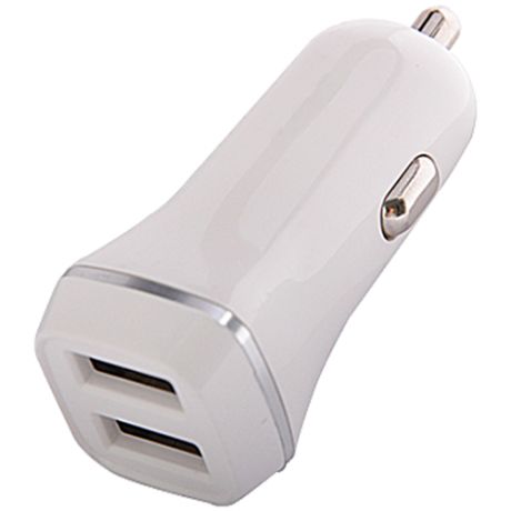 Универсальное зарядное устройство ZIPOWER USB DUAL PORT (1A/2.1A)CAR CHARGER WITH LED
