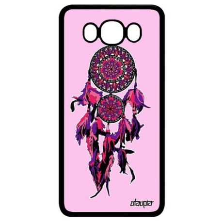 Защитный чехол для смартфона // Galaxy J7 2016 // "Ловец снов" Dream Символ, Utaupia, розовый