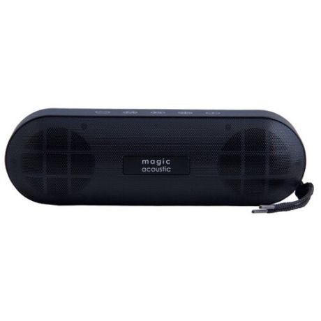 Колонка с Bluetooth 5.0 Magic Acoustic SK1019BK, Evolution, USB, FM-радио, Светодиодная подсветка, размер 209х69,8х63,8 мм, 2х5 Вт, чёрный