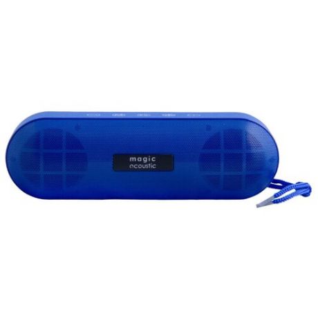 Колонка портативная Magic Acoustic Evolution, Bluetooth 5.0, USB, размер 209х69,8х63,8 мм, 2х5 Вт, синий SK1019BE