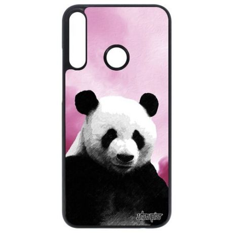 Ударопрочный чехол для телефона // Huawei P40 Lite E // "Большая панда" Китайский Panda, Utaupia, оранжевый