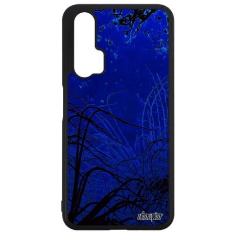 Красивый чехол на мобильный // Huawei Nova 5T // "Травы" Дно Океан, Utaupia, голубой