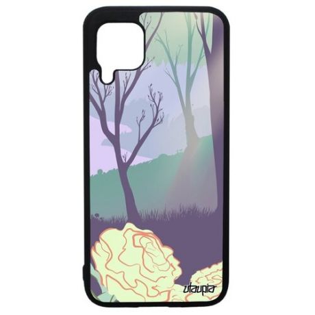Дизайнерский чехол на смартфон // Huawei P40 Lite // "Лесные розы" Лес Дизайн, Utaupia, цветной