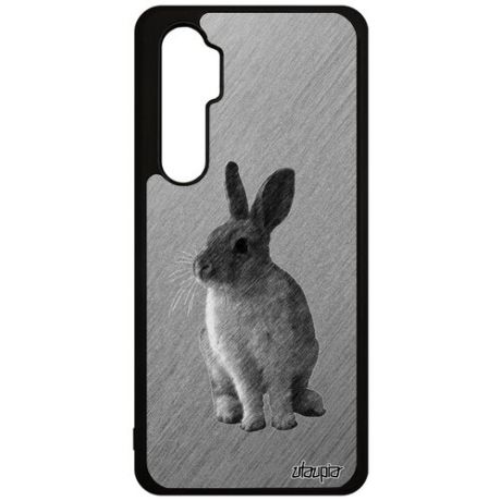 Защитный чехол для мобильного // Xiaomi Mi Note 10 Lite // "Кролик" Дикий Животные, Utaupia, оранжевый