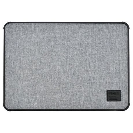 Чехол Uniq для Macbook Pro 13 DFender Sleeve Kanvas, серый
