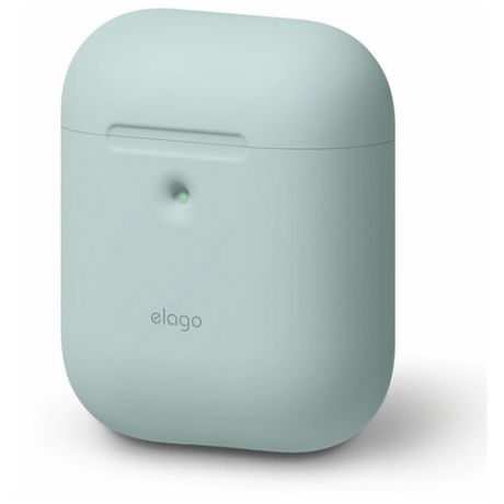 Чехол Elago для AirPods wireless чехол Silicone case Mint