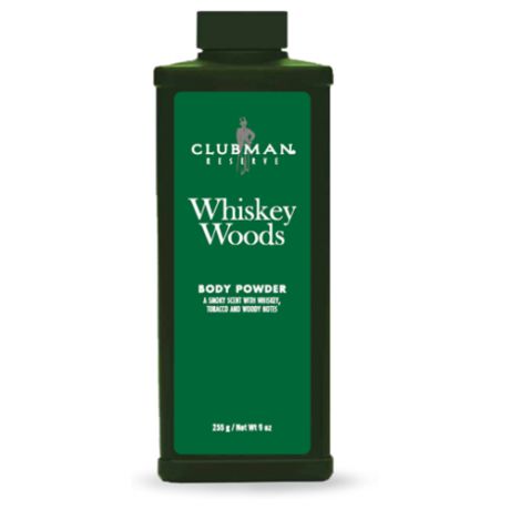 Clubman Whiskey Woods Body Powder - Пудра для тела Виски 255 гр