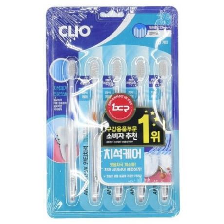 CLIO ANTICHISUK NEW MLR Набор зубных щеток с двухуровневой щетиной, 4шт