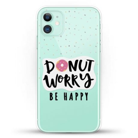 Силиконовый чехол Donut Worry на Apple iPhone 11