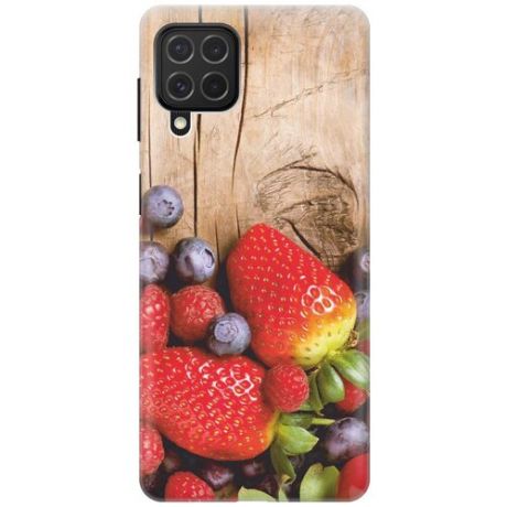 Ультратонкий силиконовый чехол-накладка для Samsung Galaxy M62 с принтом "Дерево фруктов"