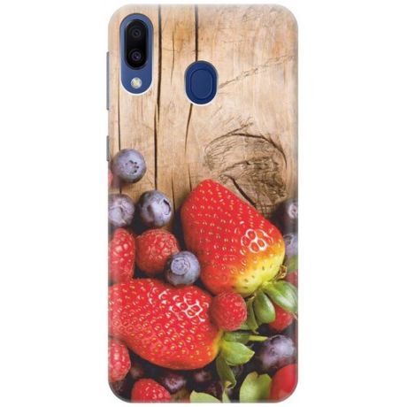 GOSSO Ультратонкий силиконовый чехол-накладка для Samsung Galaxy M20 с принтом "Дерево фруктов"