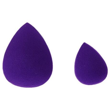 Набор спонжей puroBIO Набор спонжей MiniBlender, для лица, 2 шт. фиолетовый