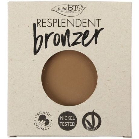 PuroBIO Бронзер Resplendent Bronzer (рефил), 01 бледно-коричневый