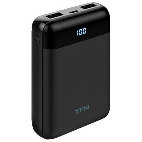 Аккумулятор TFN Mini LCD 10000 мАч, черный