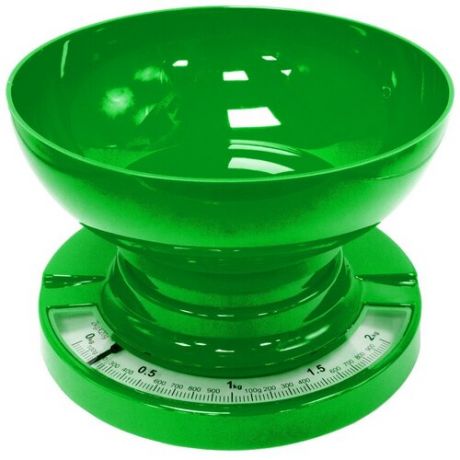 Весы кухонные, 17,5х29 см (цвет: салатовый)