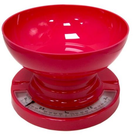 Весы кухонные, 17,5х29 см (цвет: розовый)