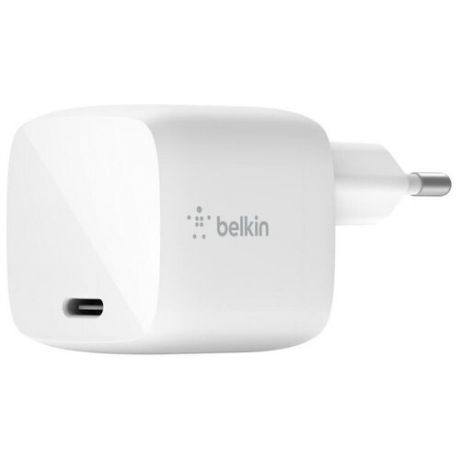Сетевое зарядное устройство Belkin 30Вт USB- C PD WCH001vfWH (White)