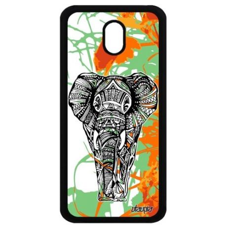 Качественный чехол для // Galaxy J3 2017 // "Слон" Дизайн Elephant, Utaupia, цветной