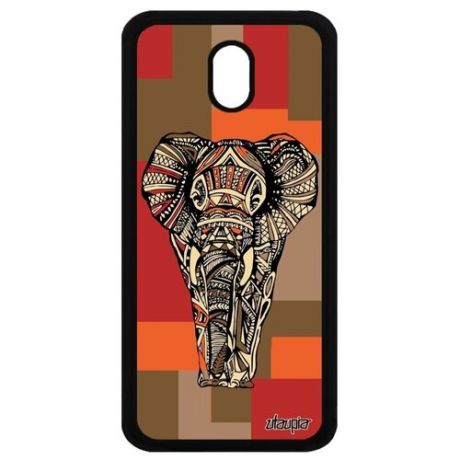 Защитный чехол на смартфон // Galaxy J5 2017 // "Слон" Древний Африканский, Utaupia, серый