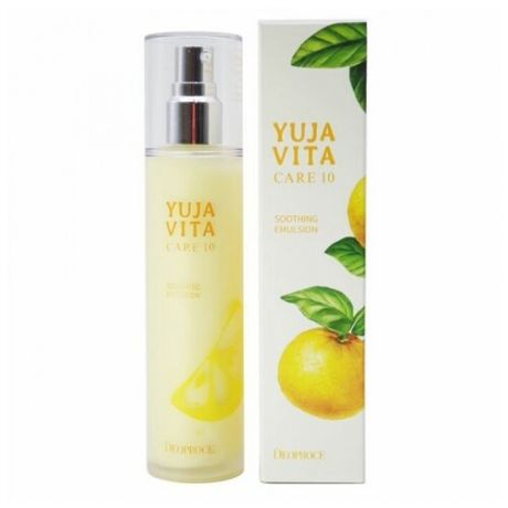 Deoproce Yuja Vita Care 10 Soothing Emulsion Осветляющая эмульсия для зрелой кожи, 120 мл