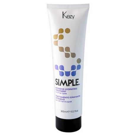 Kezy Крем-маска для глубокого восстановления волос с аминокислотами кератина Intensive mask 300 мл
