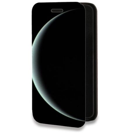 Дизайнерский горизонтальный чехол-книжка для ASUS ZenFone 7 Тайны космоса
