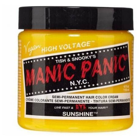 Крем Manic Panic High Voltage Sunshine желтый оттенок, 118 мл