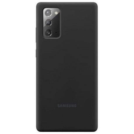 Чехол для телефона Samsung Silicone Cover для Note20 Black EF-PN980TBEGRU