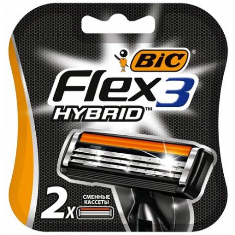 Сменные кассеты Bic 3 Flex Hybrid, 8 шт.