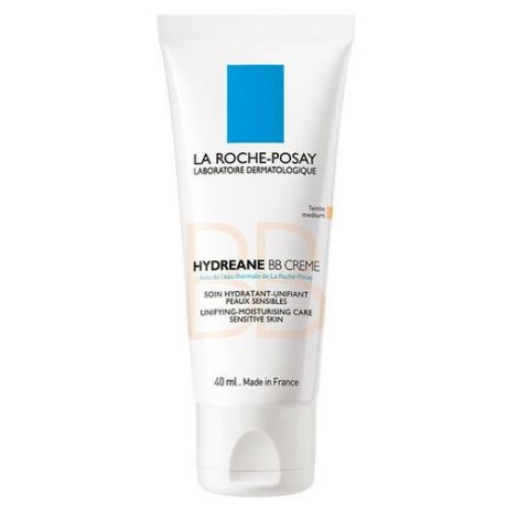 La Roche-Posay BB крем для чувствительной кожи Hydreane, SPF 20, 40 мл, оттенок: teinte medium