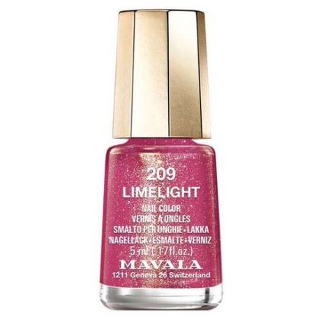 Mavala Лак для ногтей Nail Color Glitter, 5 мл, 391 Pink Cosmic